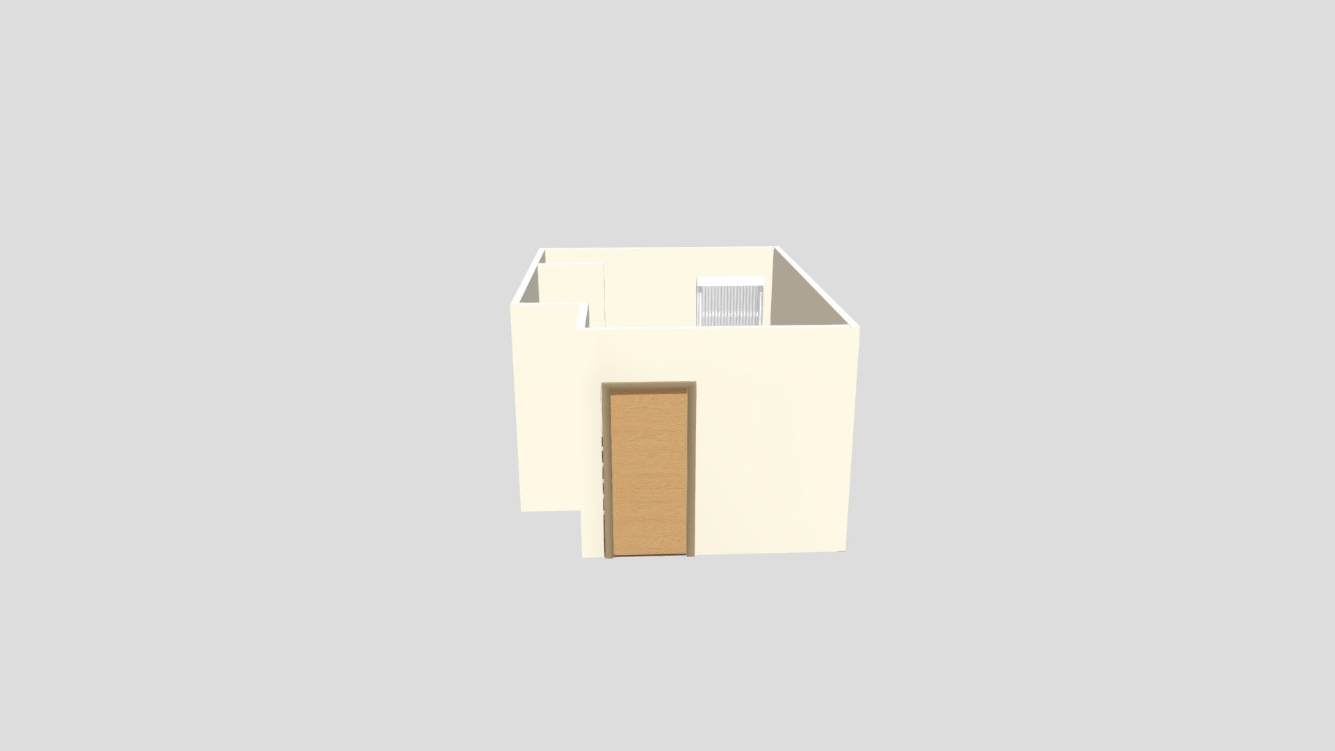 Beta Hall and Castor Hall 3d model