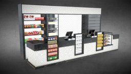 gas station operators desk