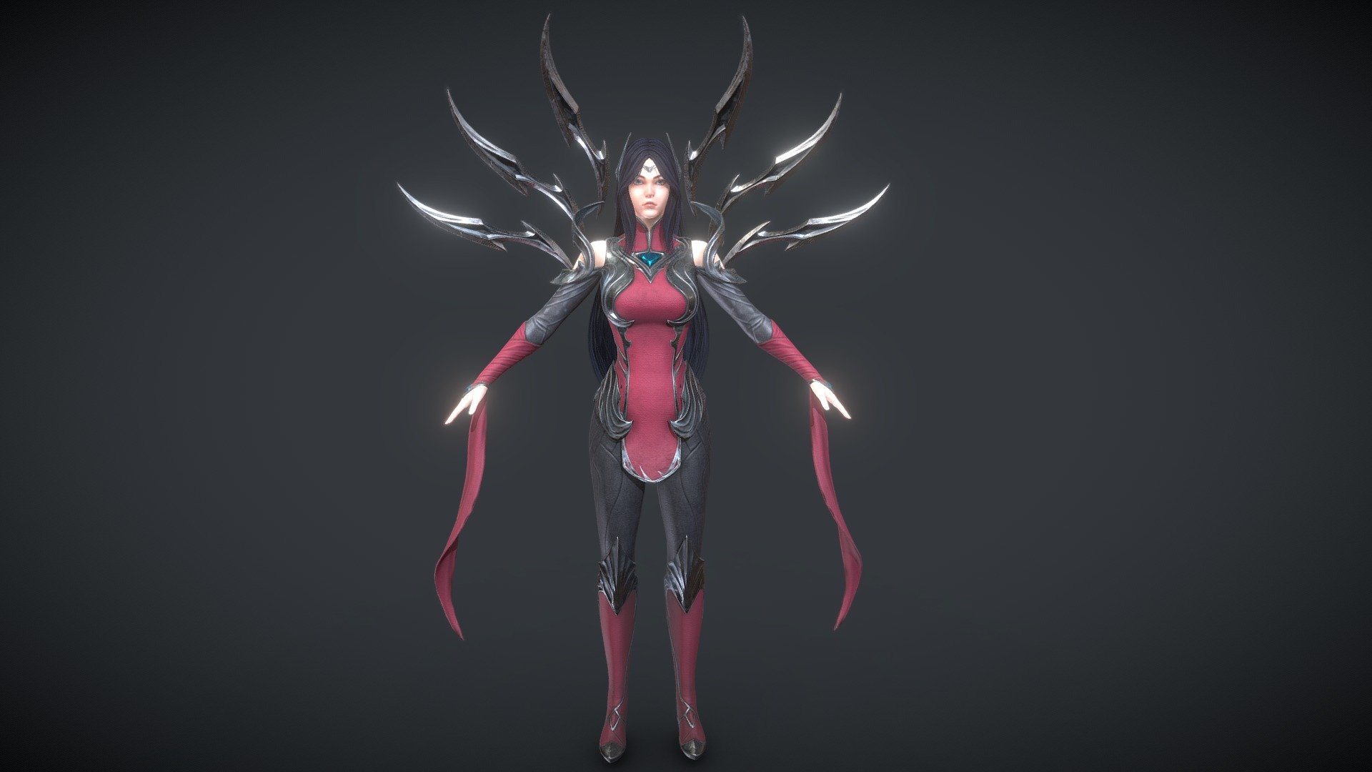 League of Legends——The Blade Dancer Irelia 3d model