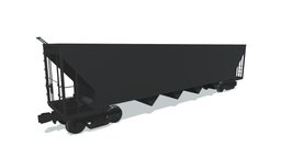 Railroad Hopper Car