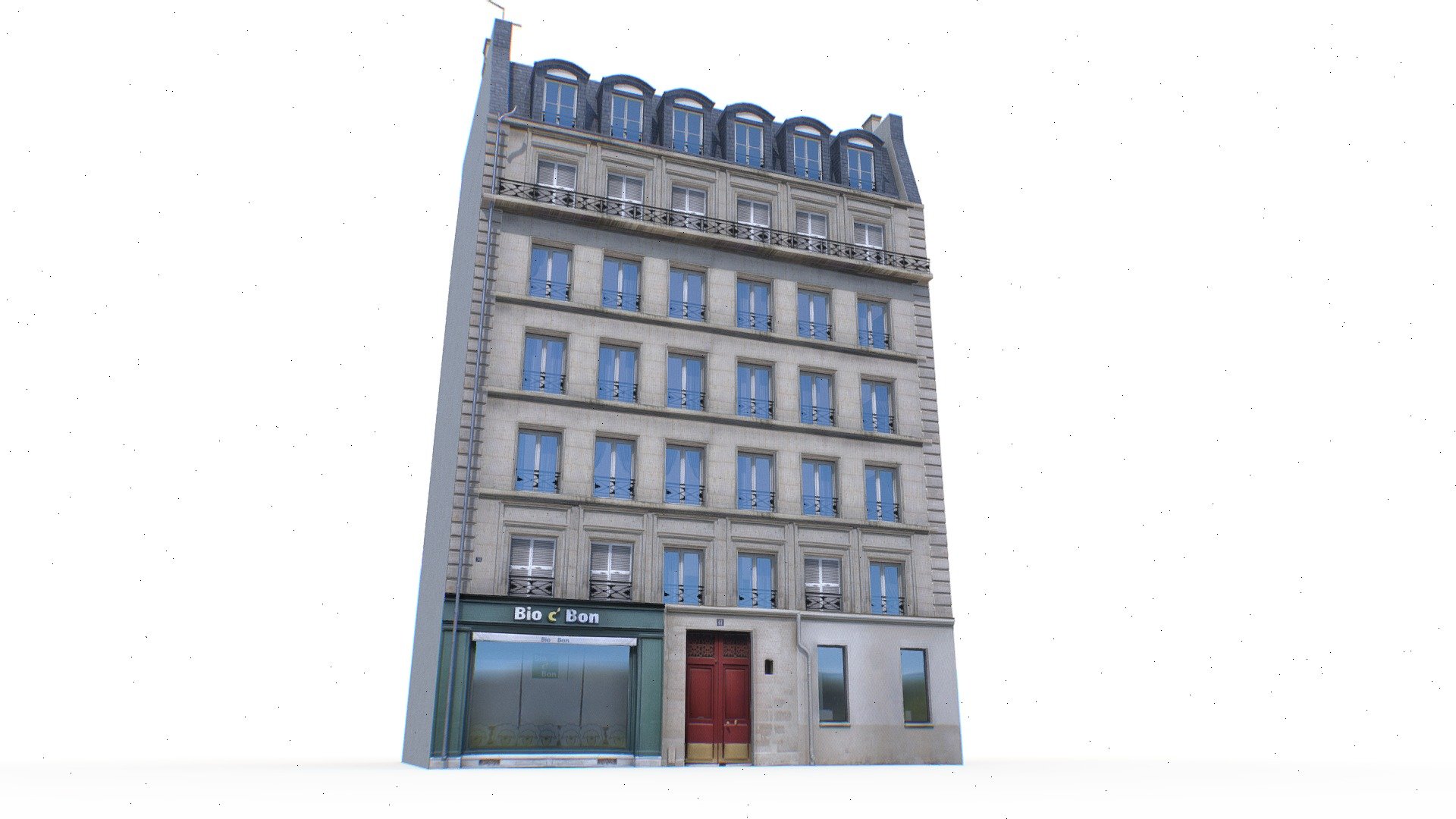 Paris Classic Building 3d model