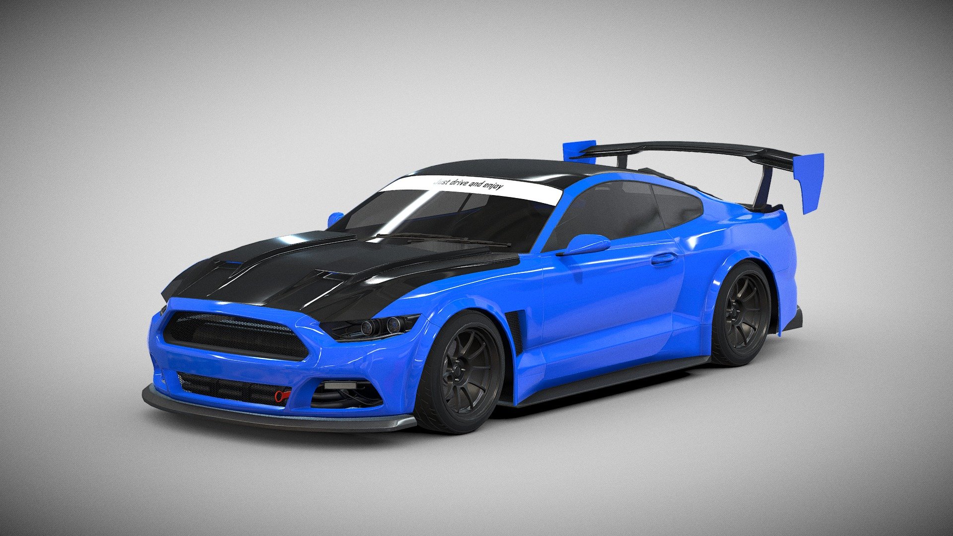 Ford Mustang Custom 3d model