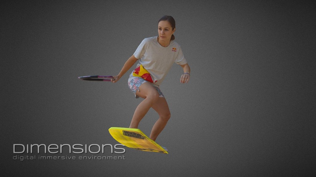 Wakeskaterka 3d model