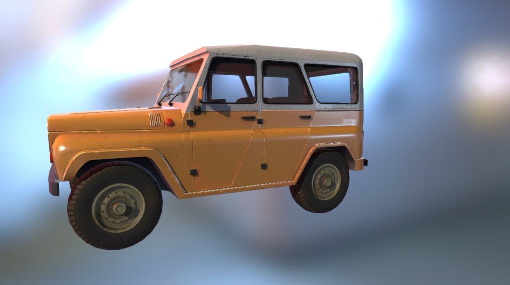 UAZ 3d model