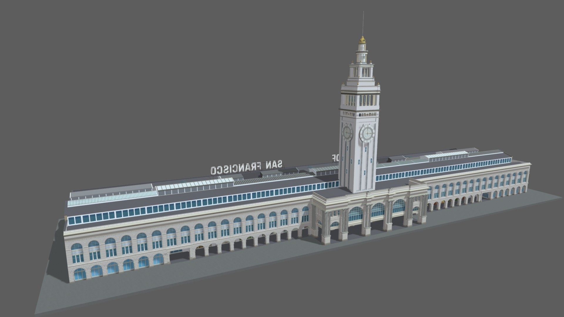 Ferry Building San Francisco 3d model