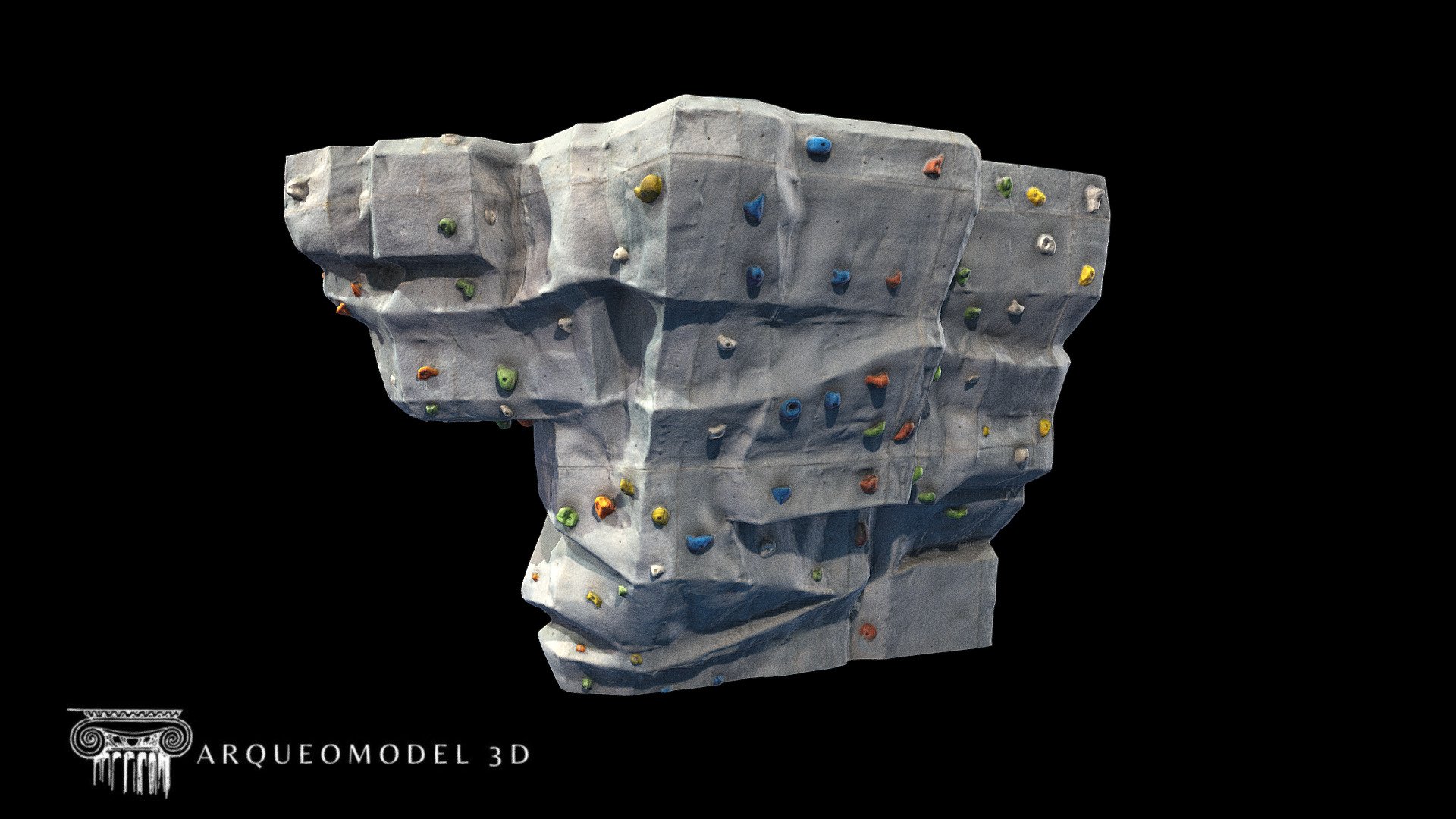 Boulder central ROCODROMO 3d model