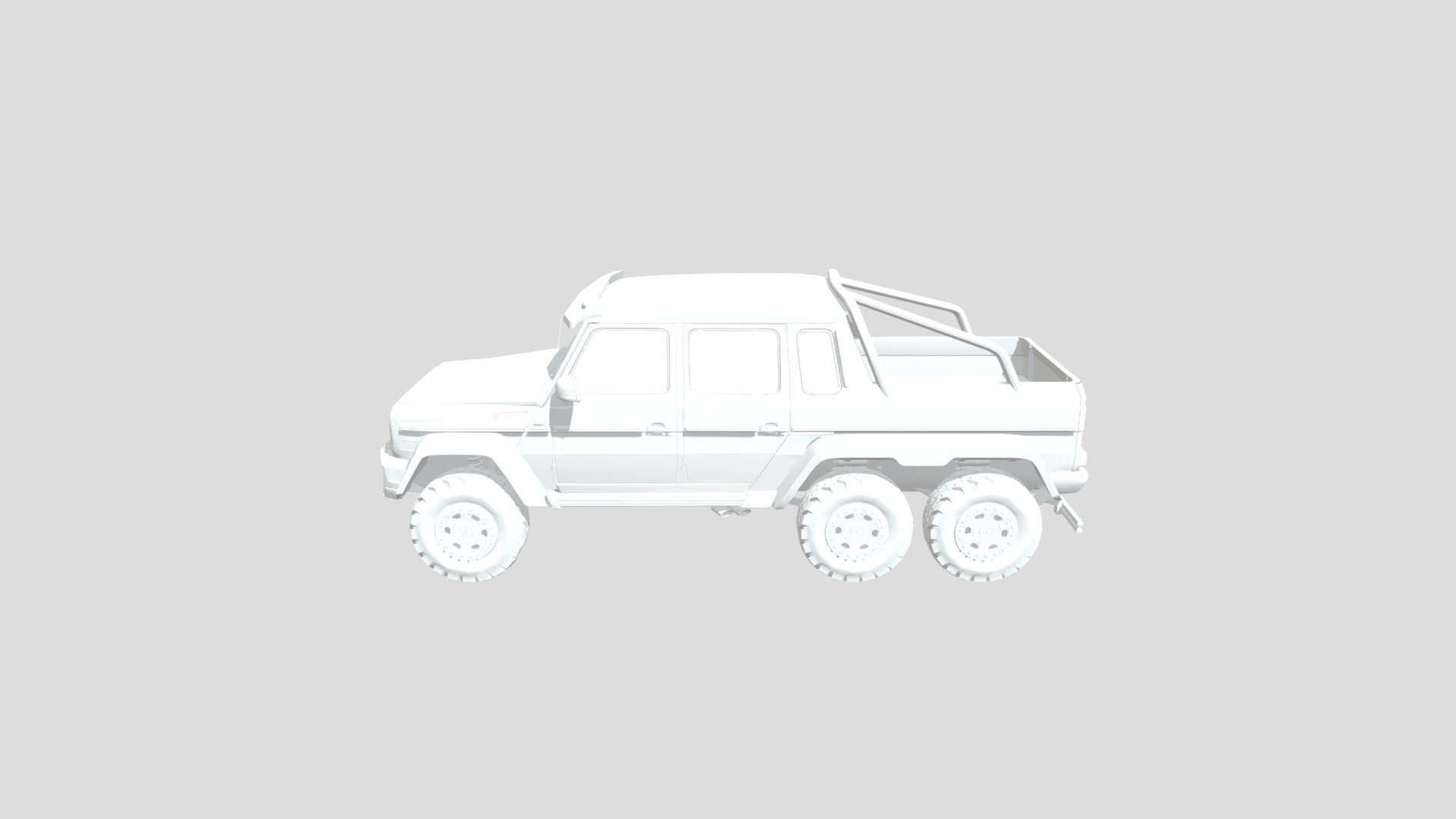 Mercedes Brabus B63 G63 6X6 3d model