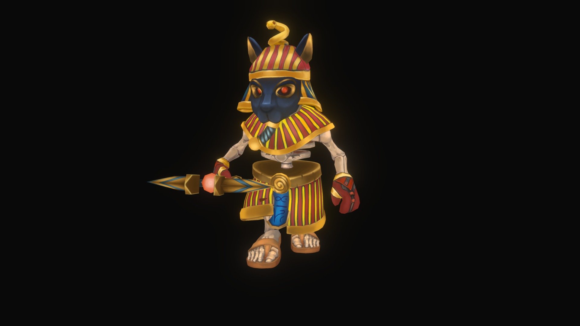 Egypt Minion 2 3d model