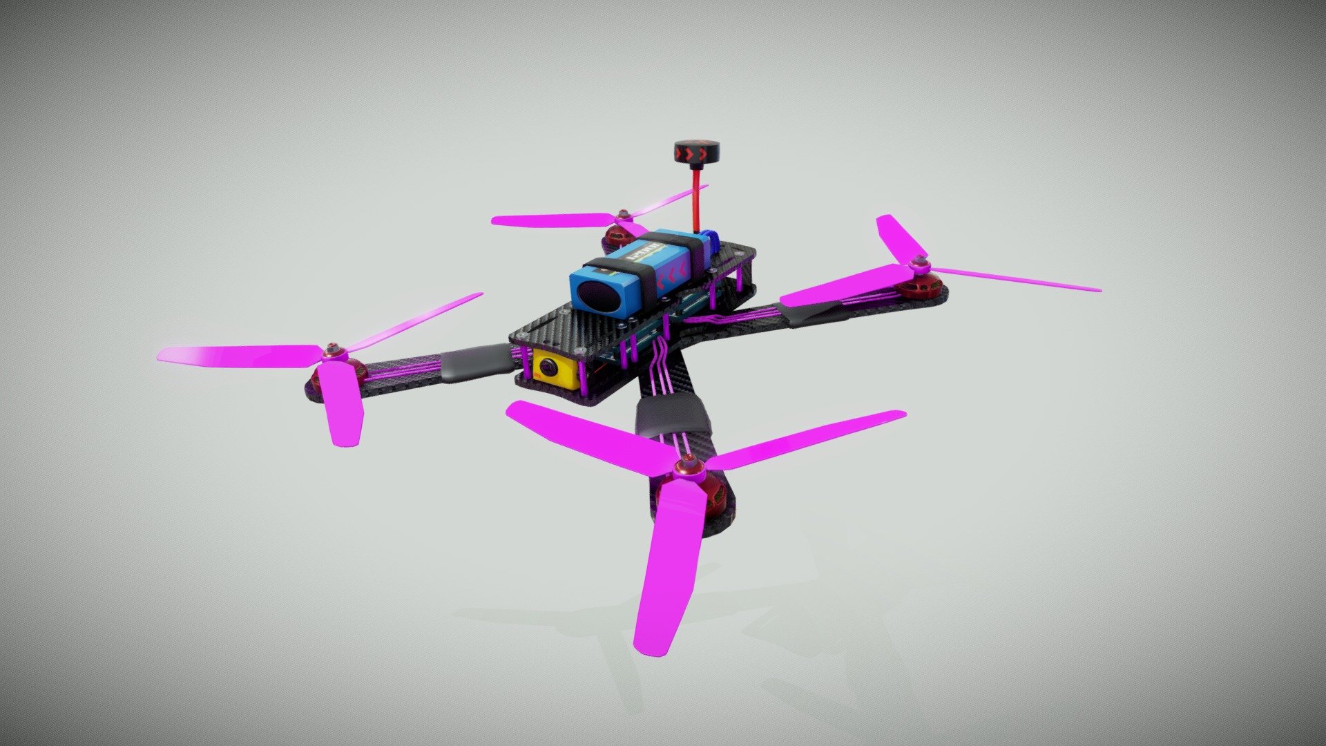 FPV Drone 3d model