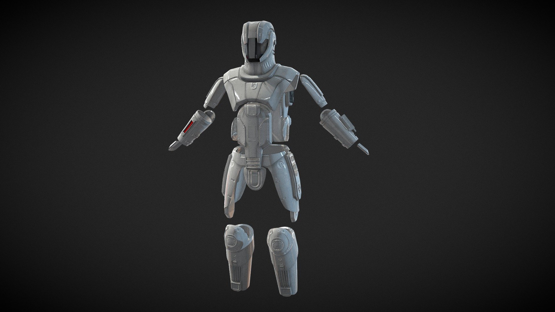 KOTOR Sith Trooper Armor 3d model