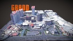 GRADD 3D Model of Caesars Palace, Las Vegas