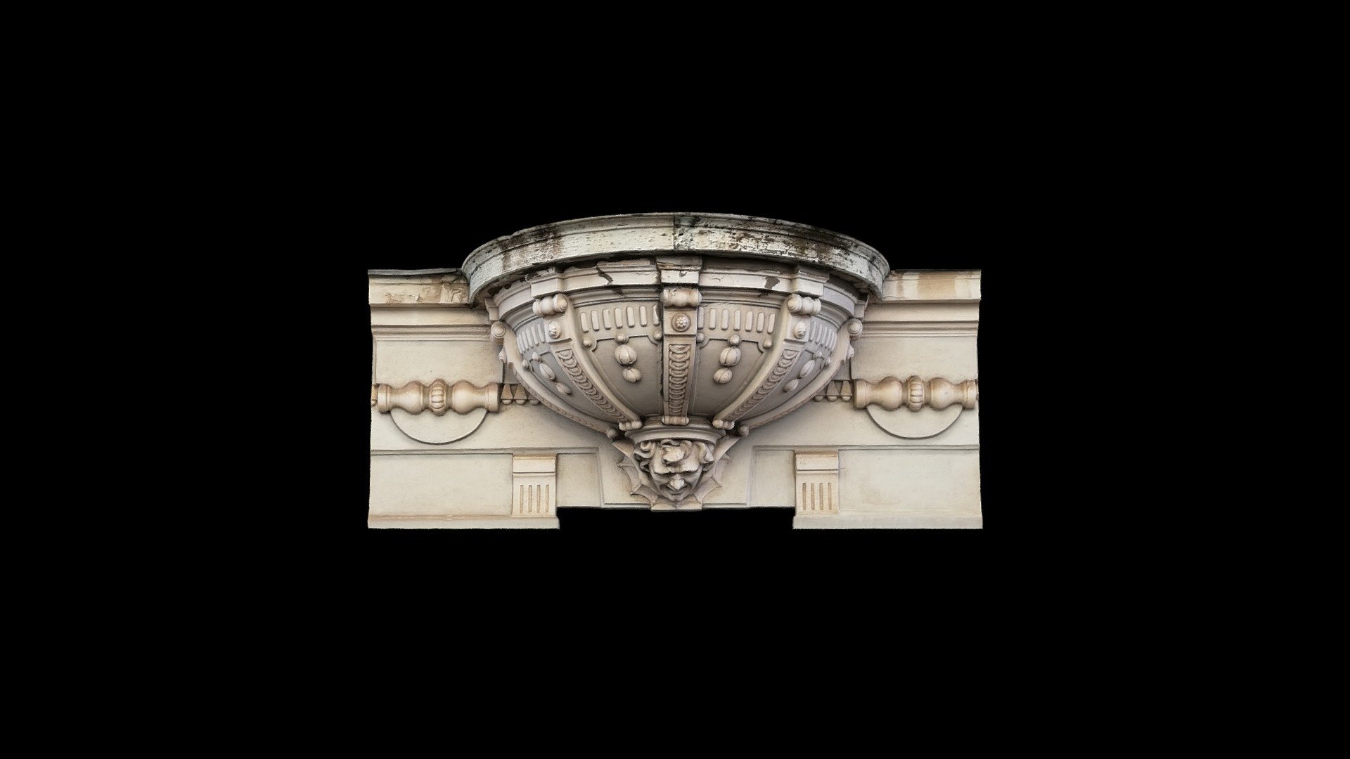 Historic balcony detail (Levoča, Slovakia) 3d model