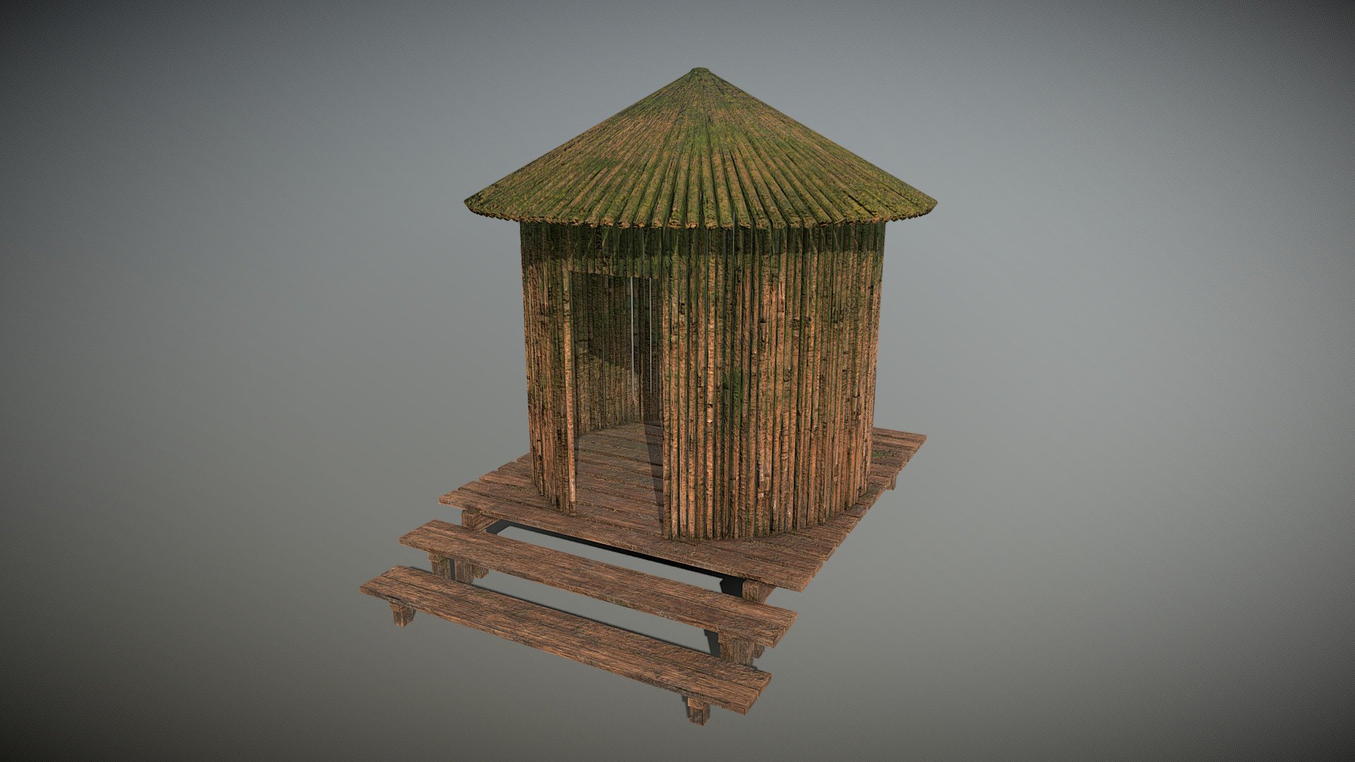 Hut 3d model