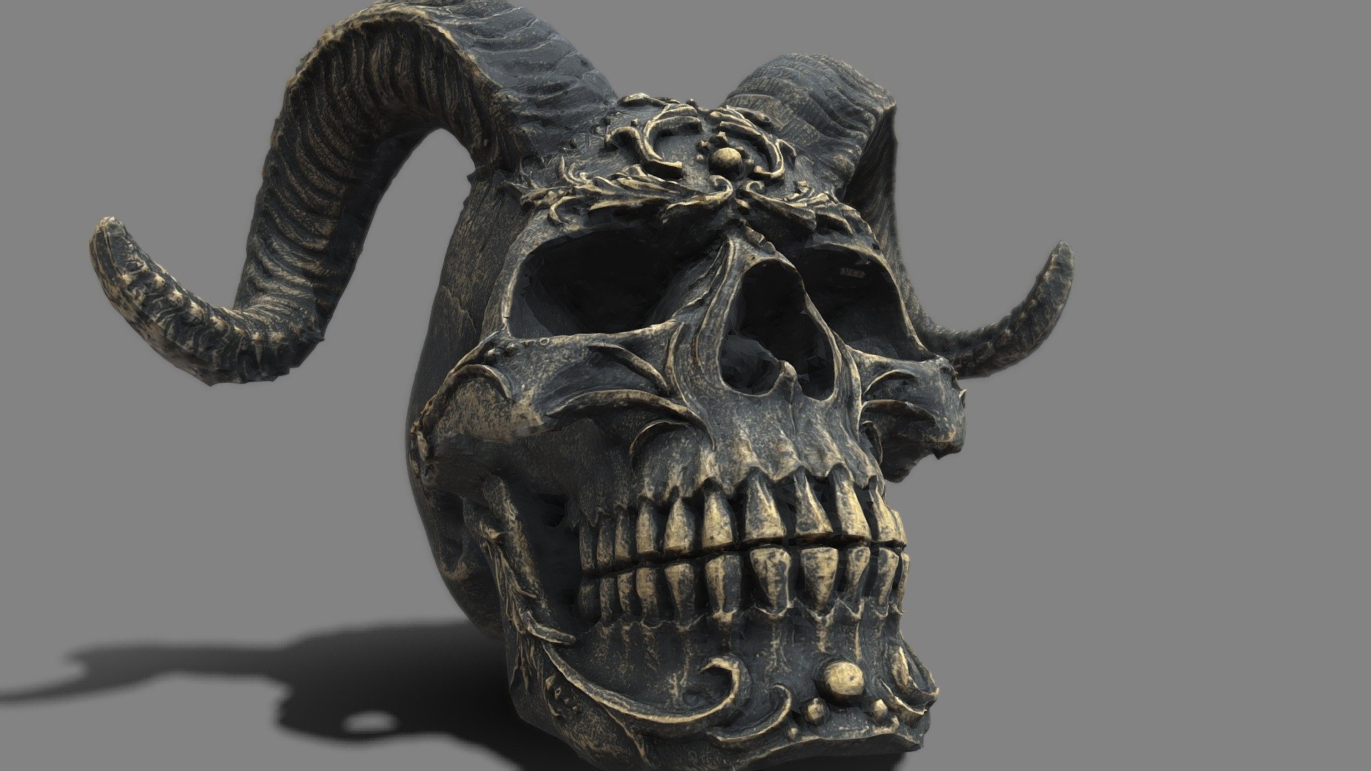 Skull Diablo 3d model