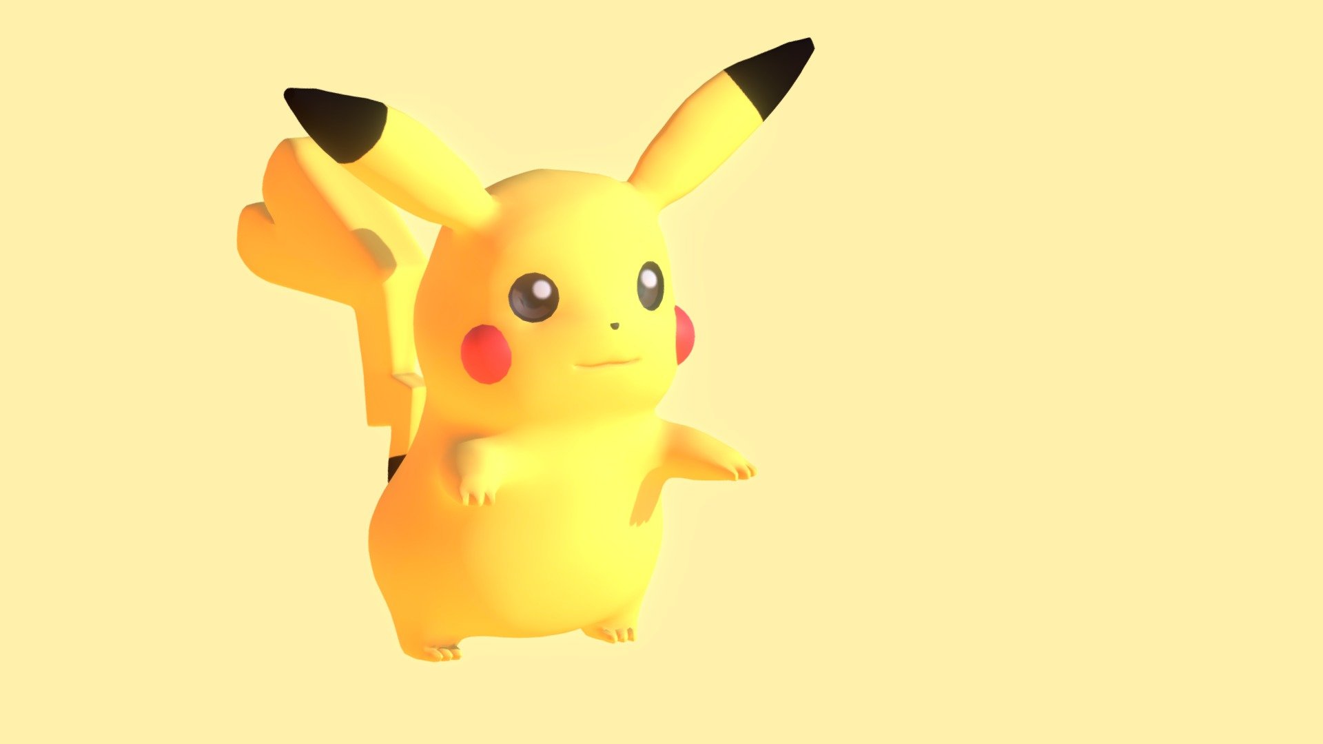 Pikachu 3d model