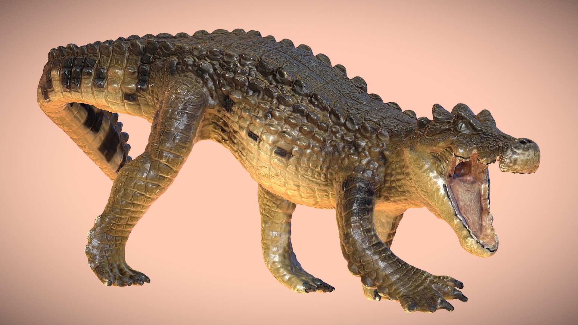 Kaprosuchus 3d model