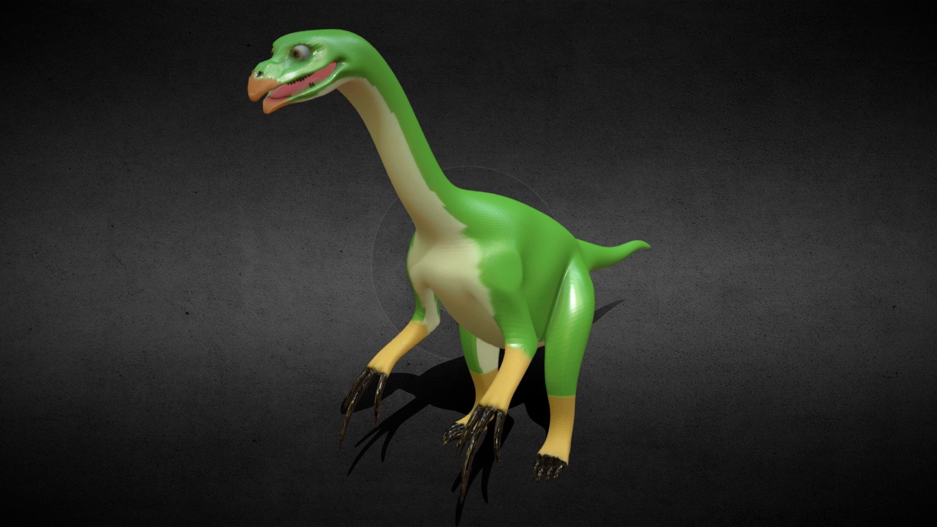 Cartoonize Therizinosuarus 3d model