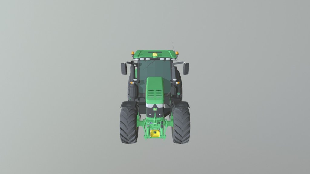 John deere 6250R 3d model