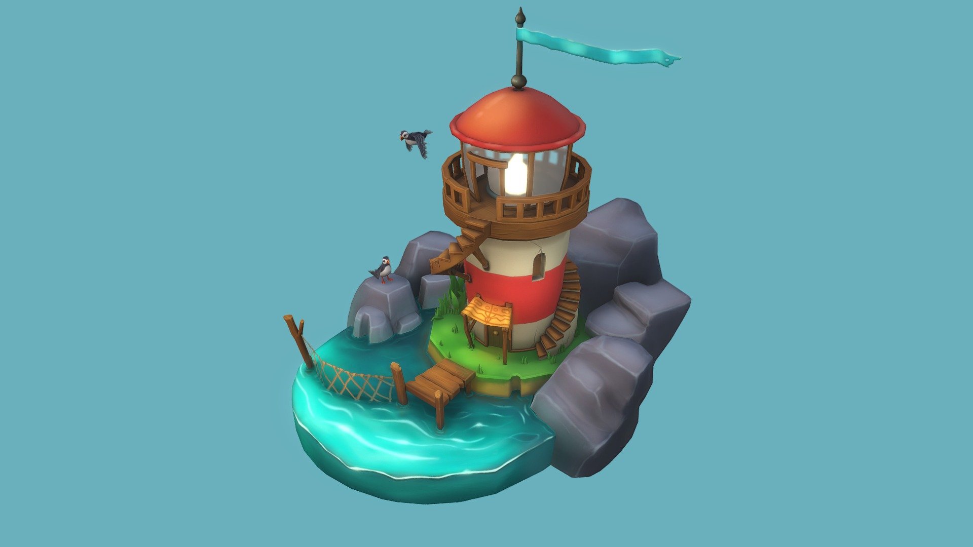 Lighthouse 3d model