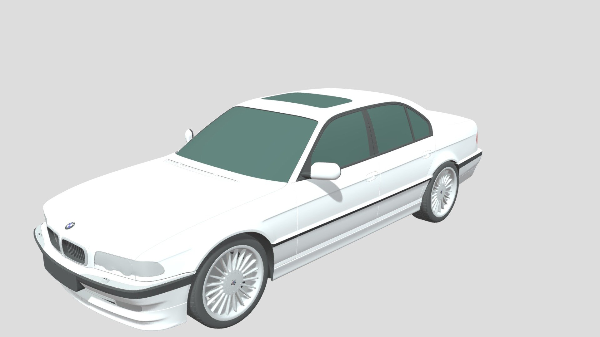 BMW 7-Series B12 Alpina (1998) 3d model