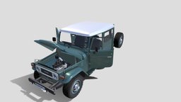 Toyota Land Cruiser FJ 40 Interior&Chassis