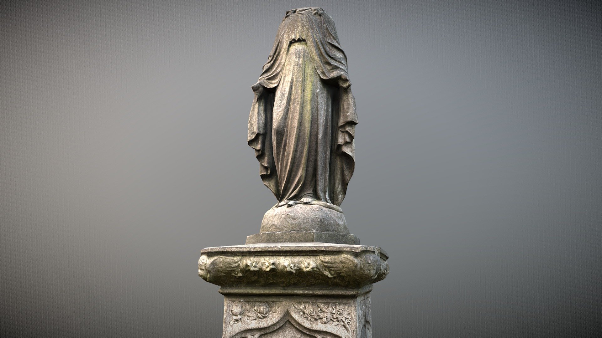 Angel Tombstone 3d model