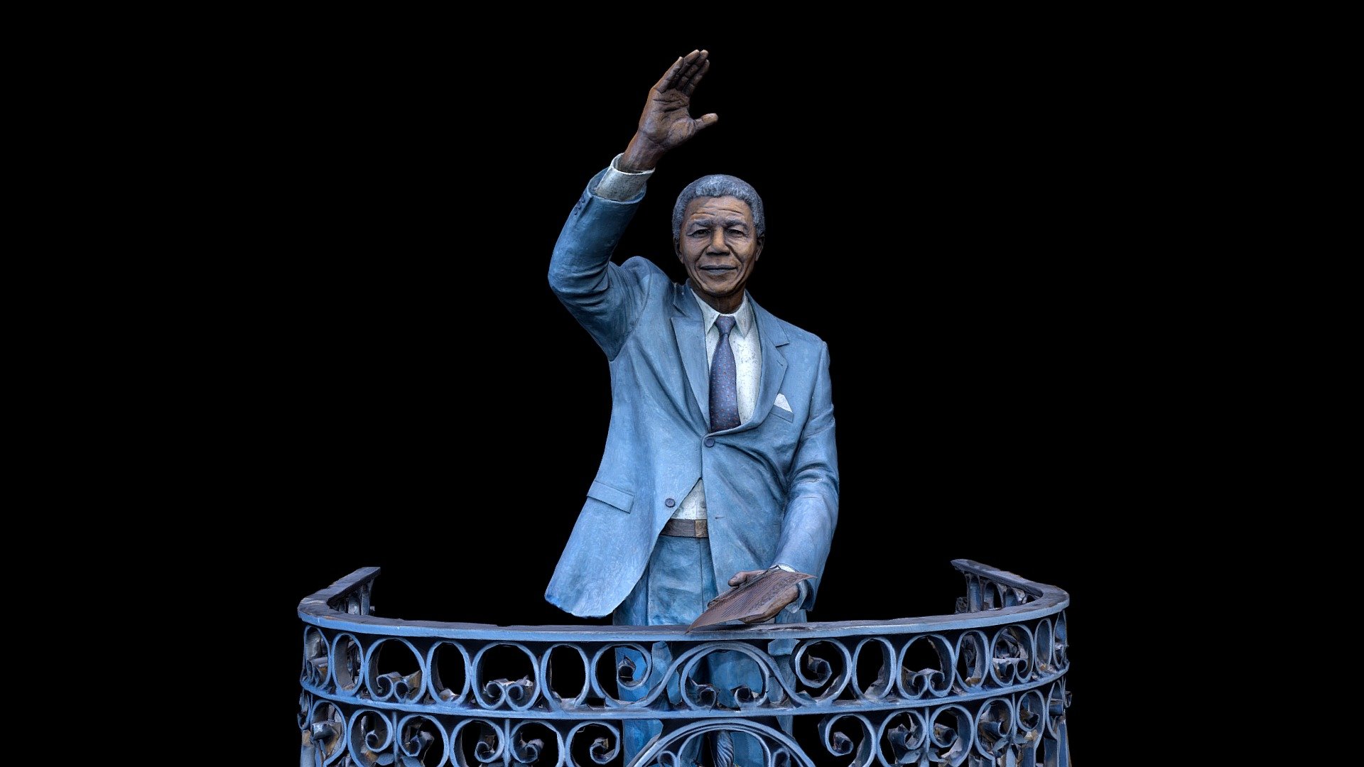 Nelson Mandela 3d model