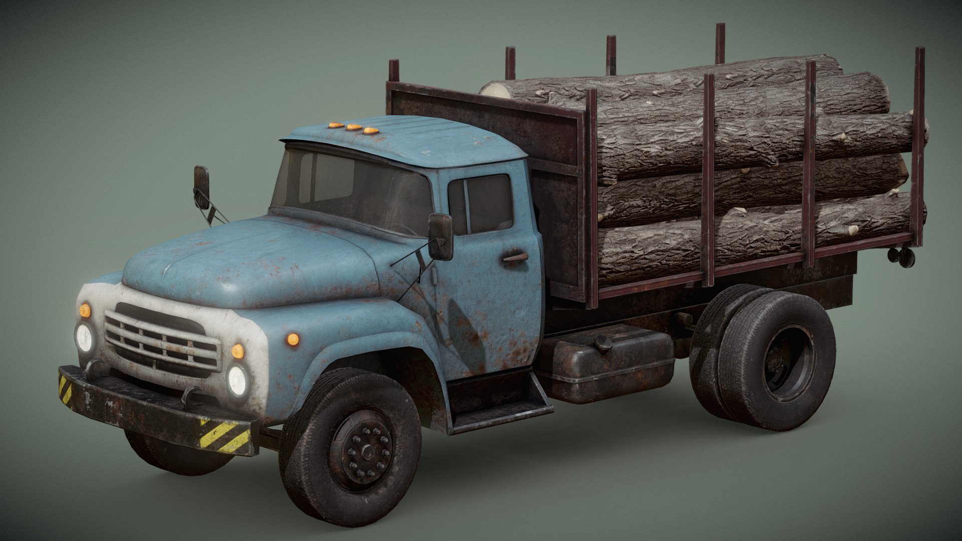 Logging Truck 3d model