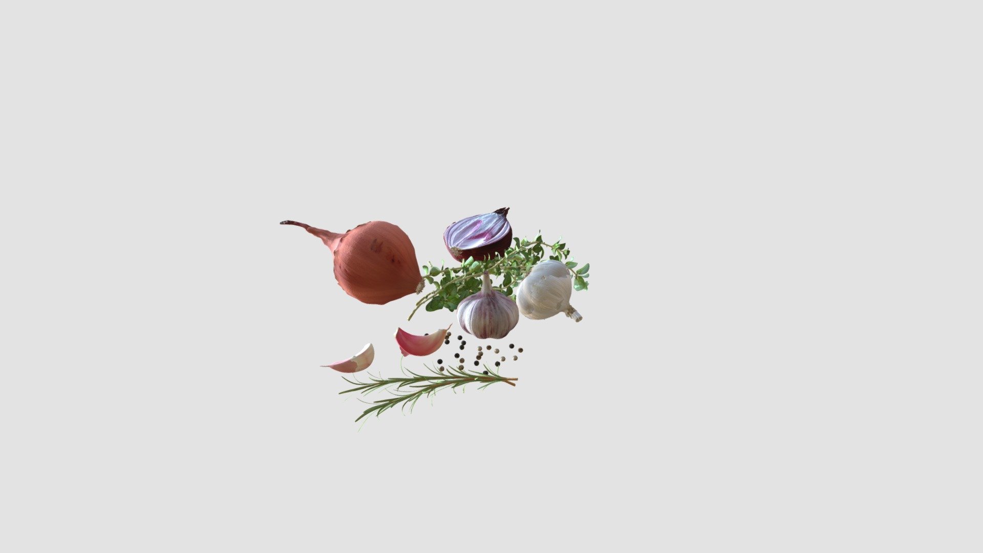 onion 3d model