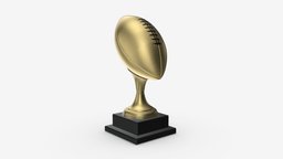 Trophy football ball