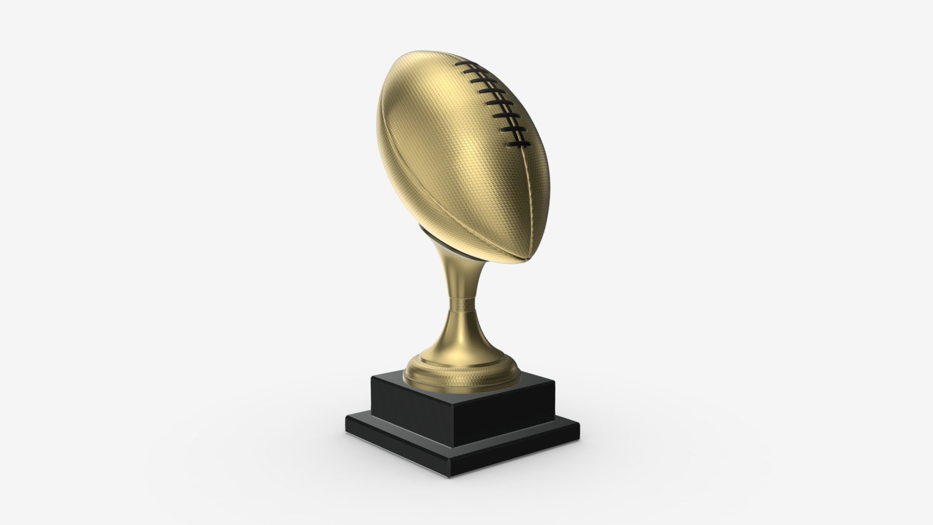 Trophy football ball 3d model