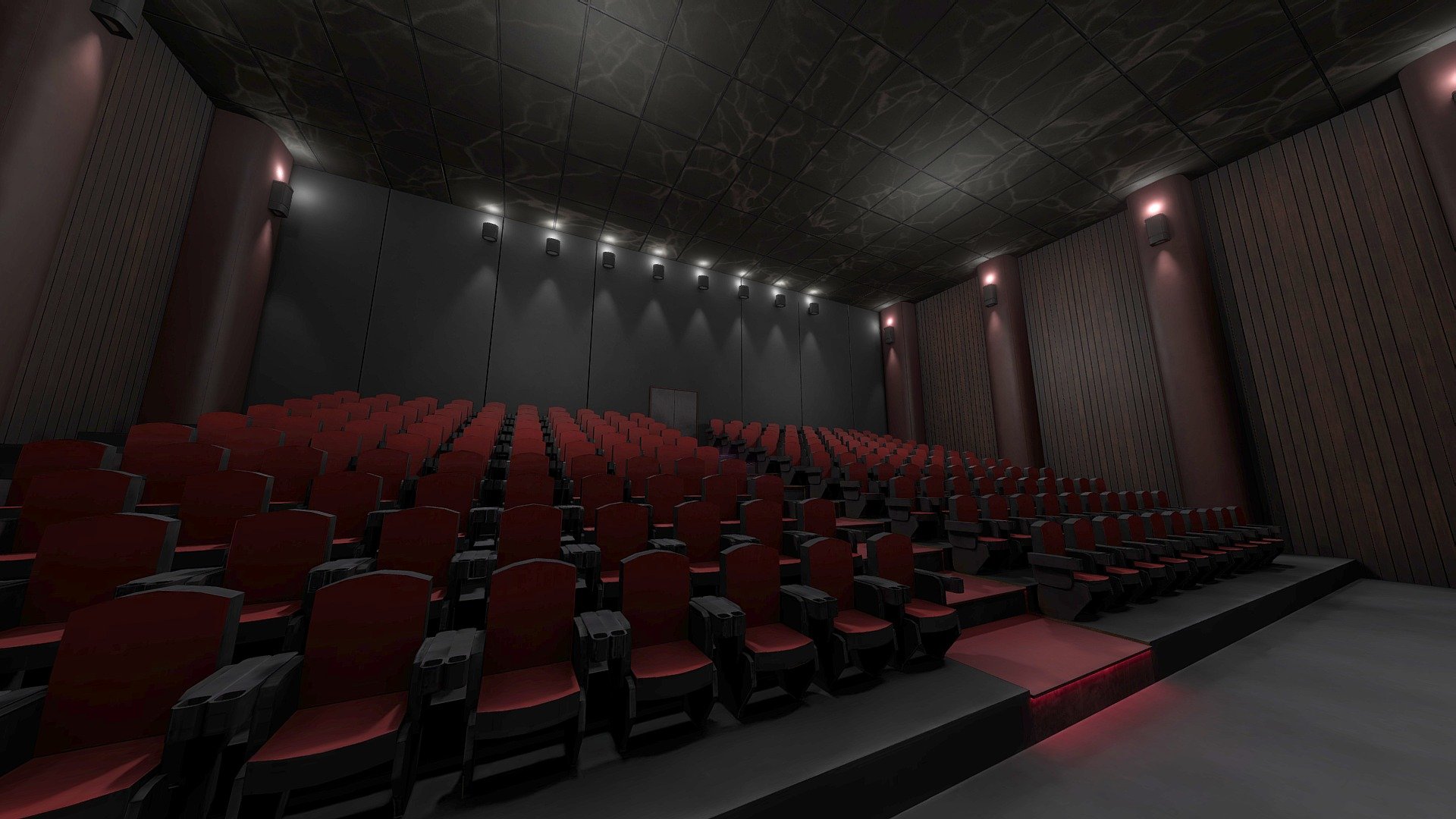 VR Cinema 3d model