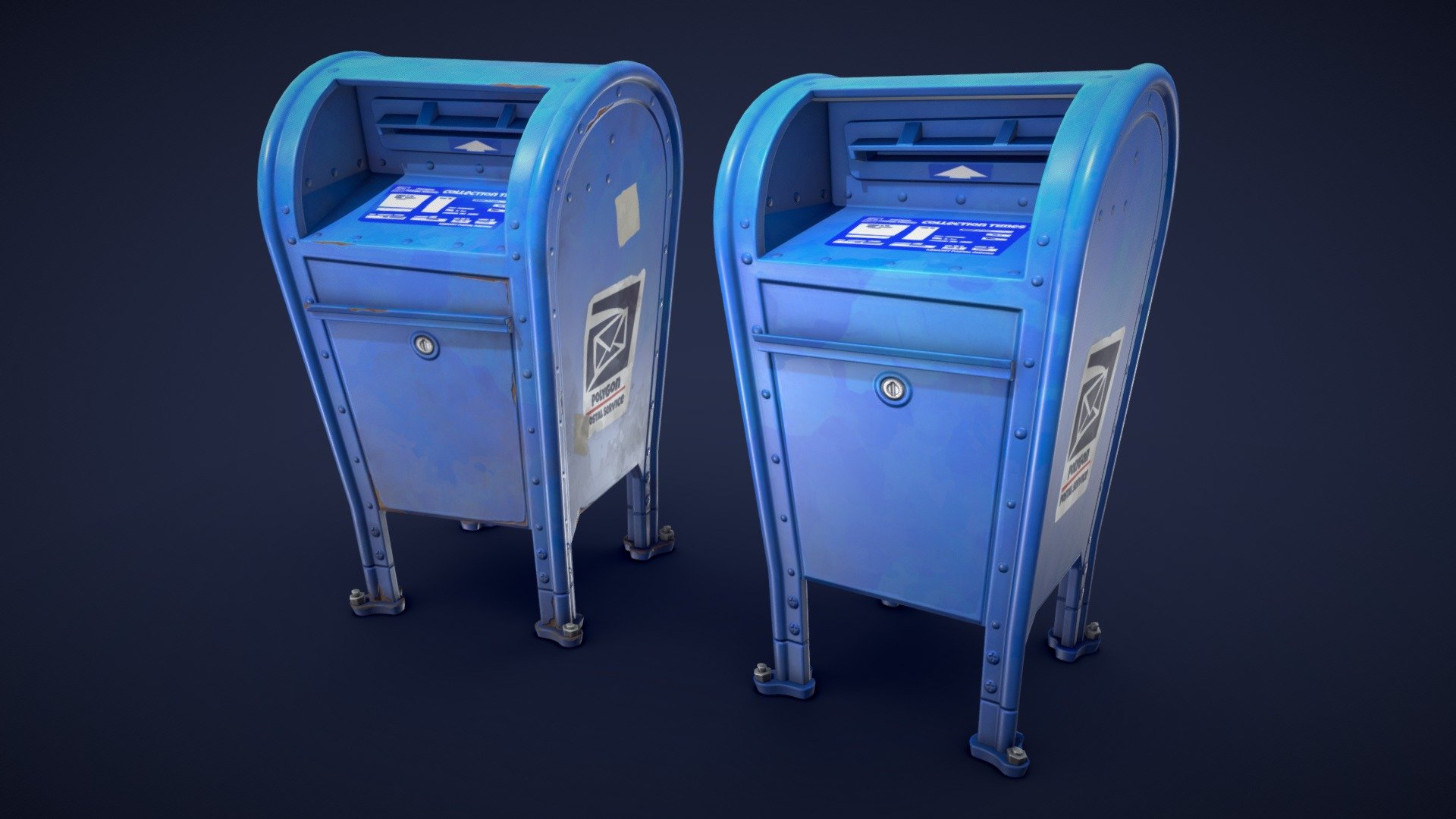 Stylized Mailbox 3d model