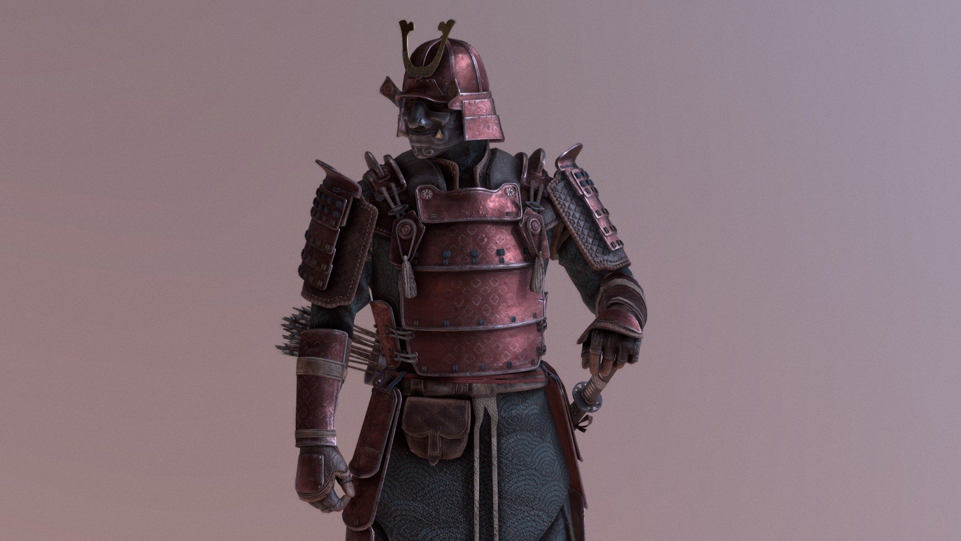 Samurai 3d model