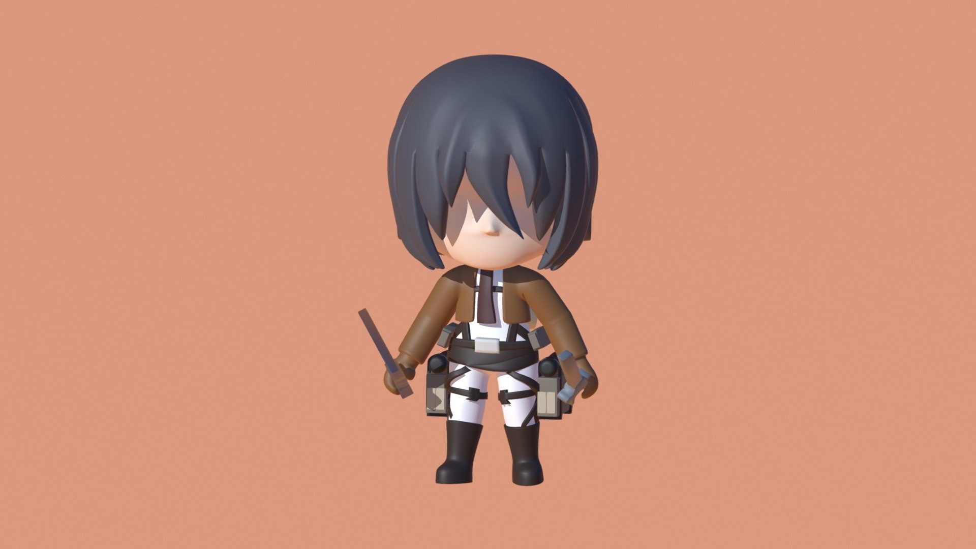 Mikasa Ackerman 3d model