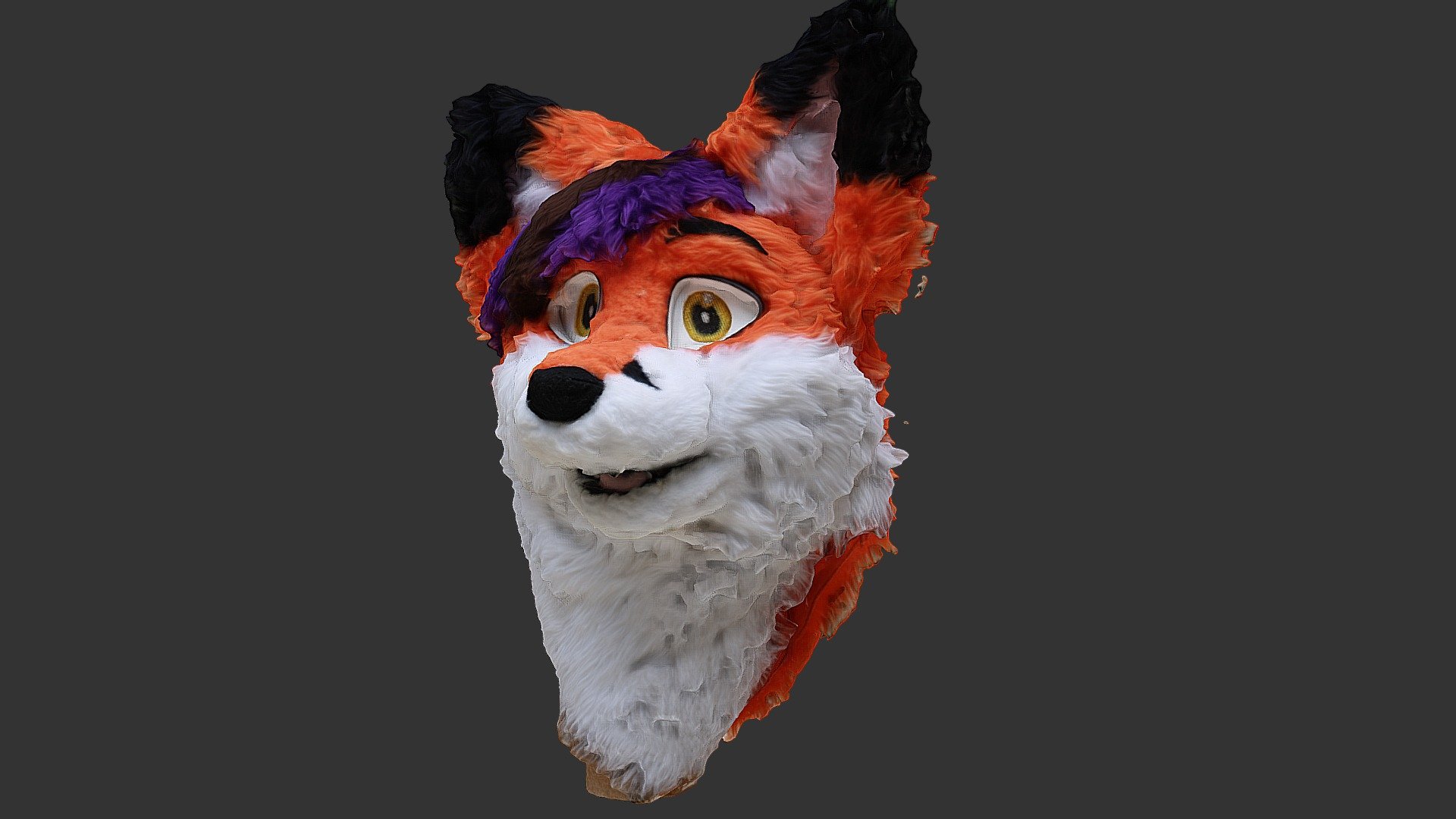 Furry Head (3D Scan) 3d model