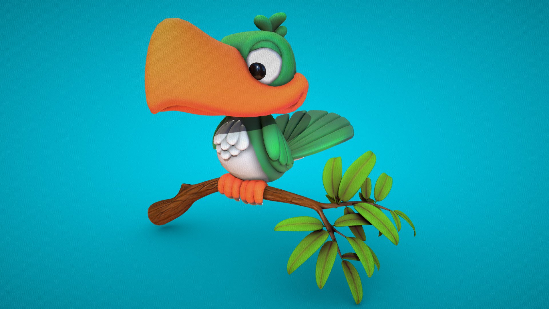 Bird 3d model