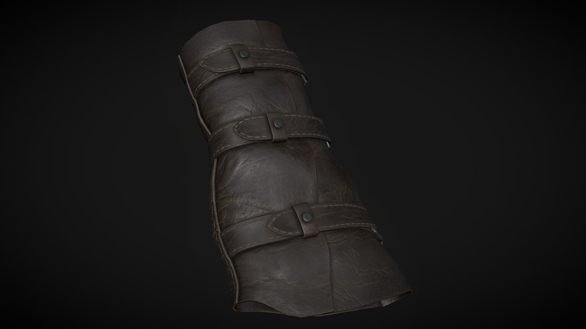 Leather Glove 3d model