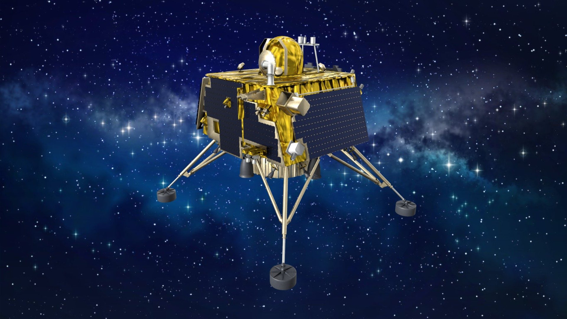 ISRO Vikram Lander 3d model