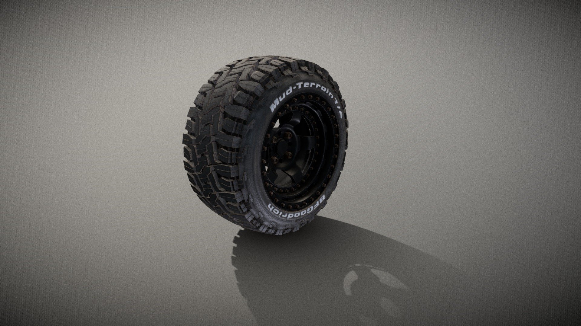 offroad wheel 3d model