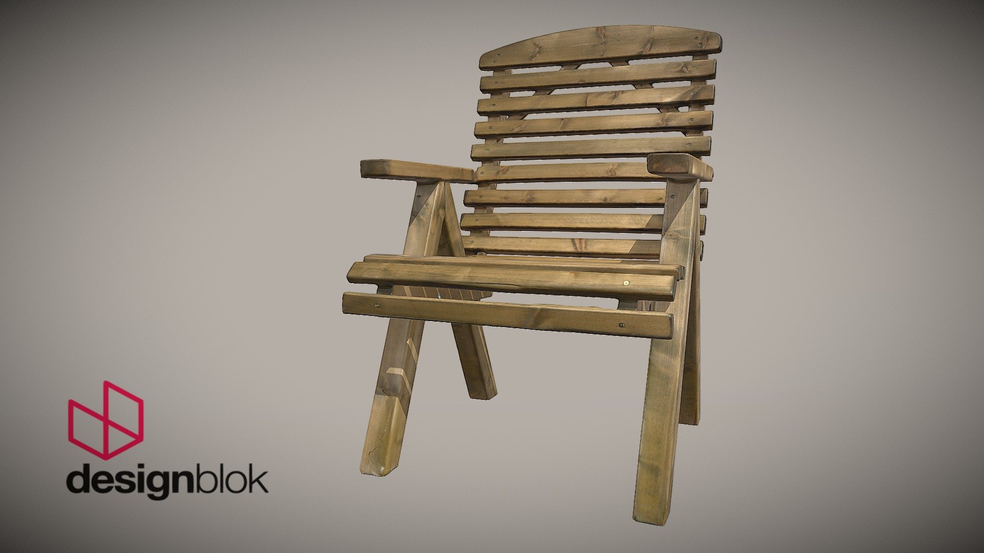 Garden Chair test scan Leo 3d model