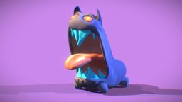 Cute Cartoon Animal (Blender Sculpt)