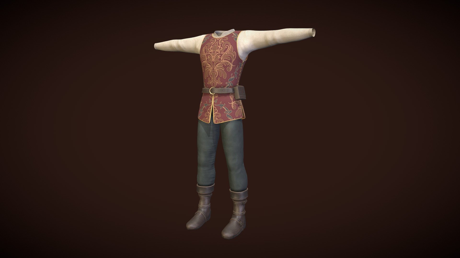 The Merchant Male 3d model