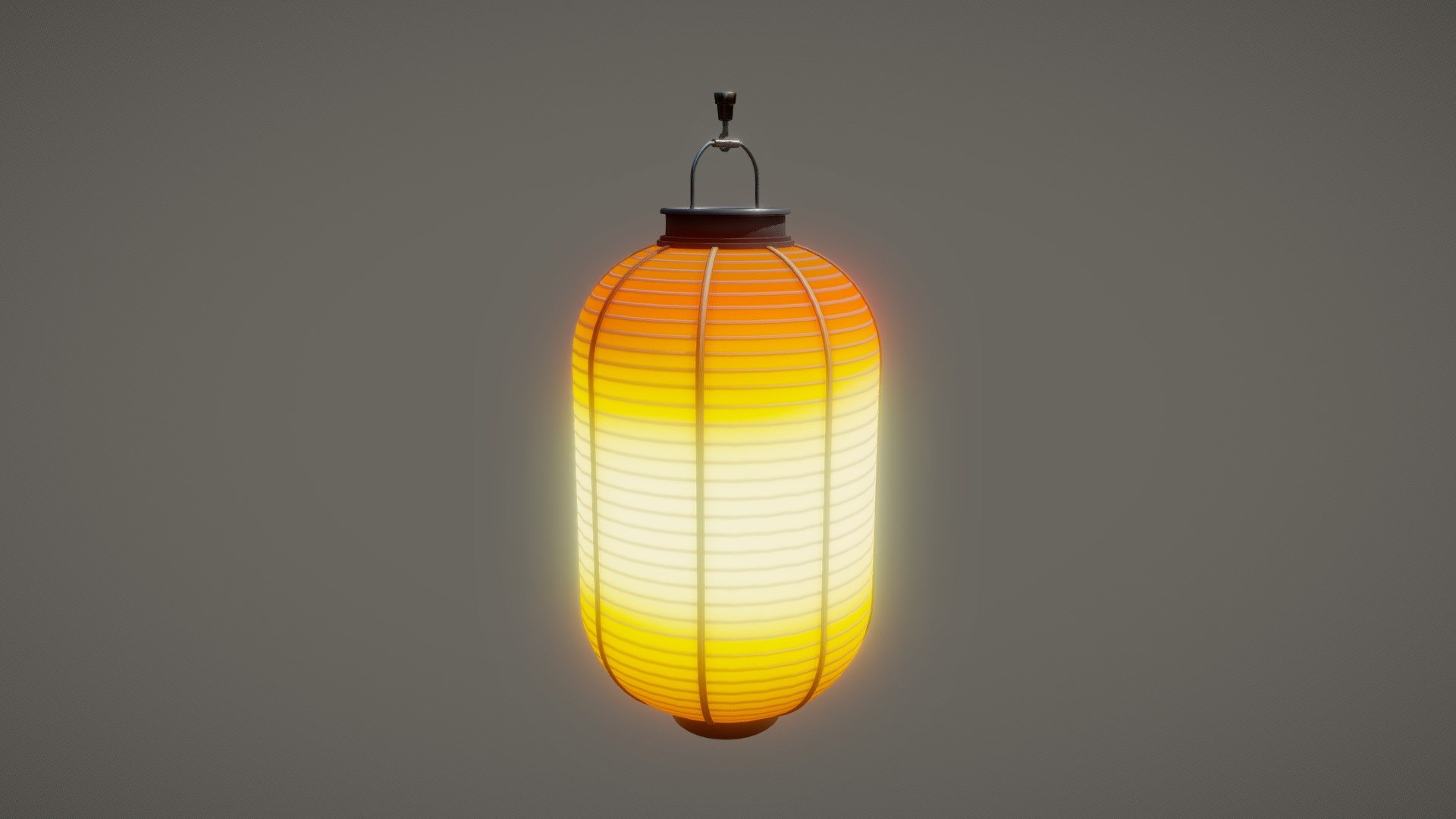 Japanese Lamp / Chōchin 3d model