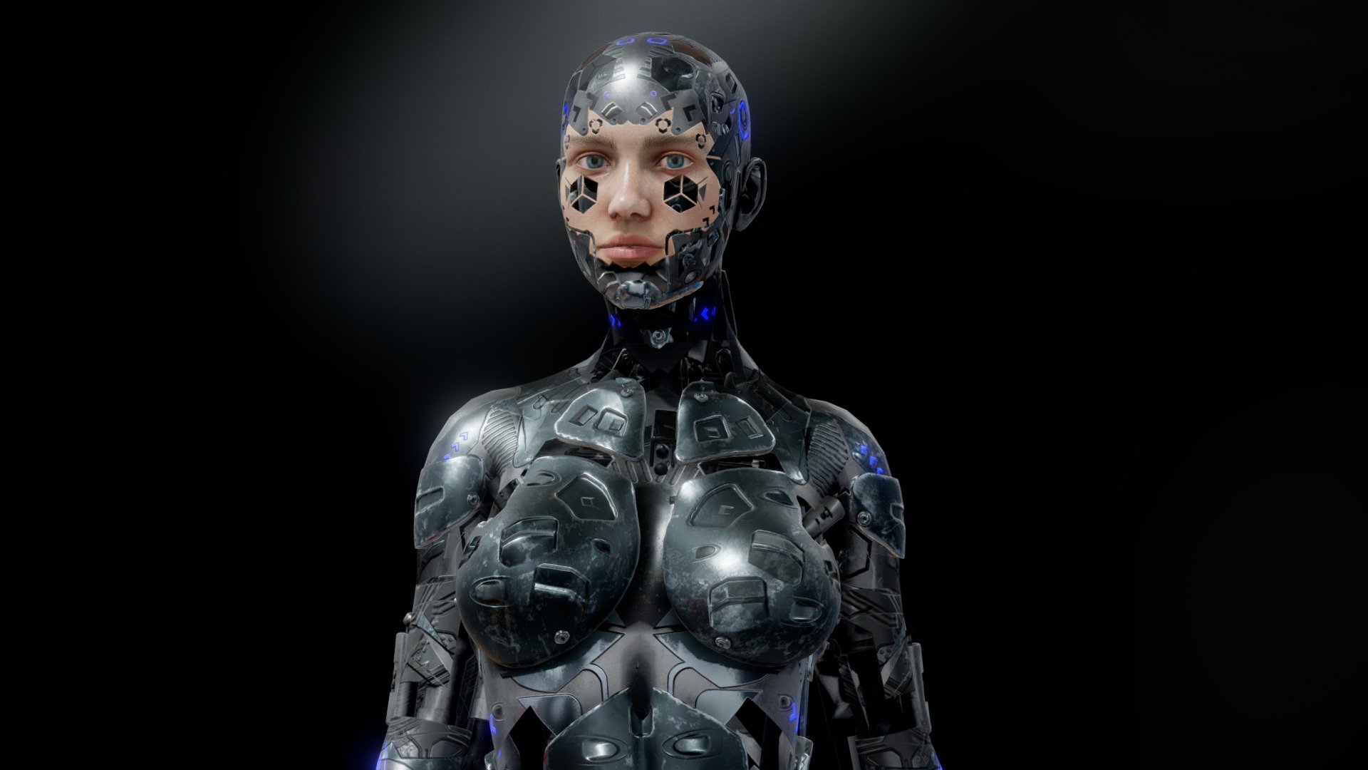 CYBER WOMAN X75 BY OSCAR CREATIVO 3d model