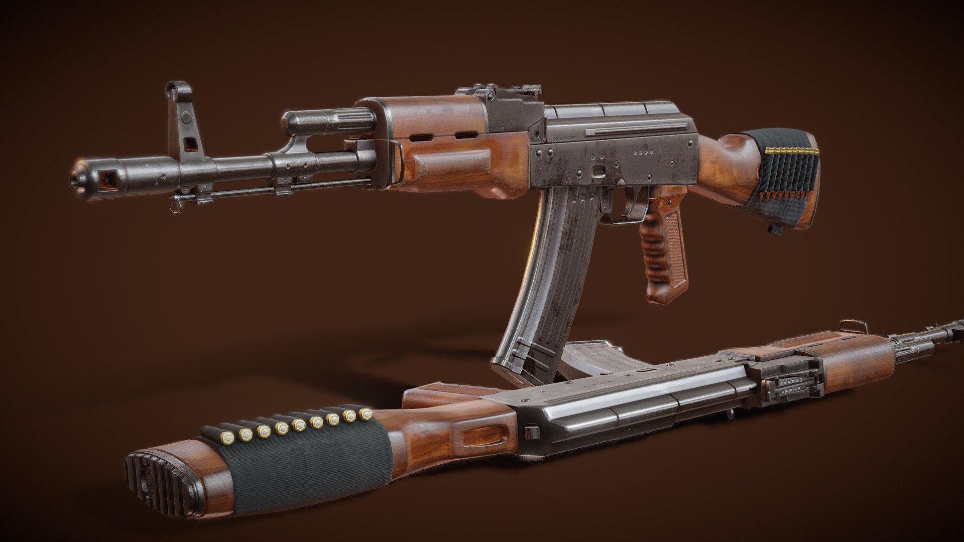 AK 74 3d model