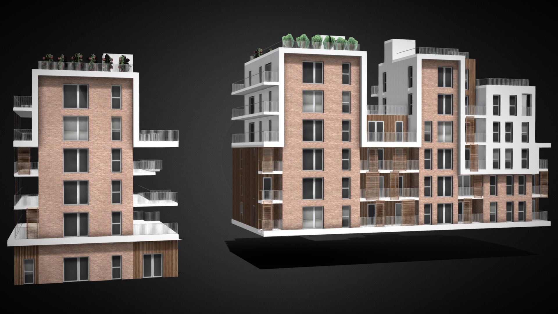 Astergea Flats 1 3d model