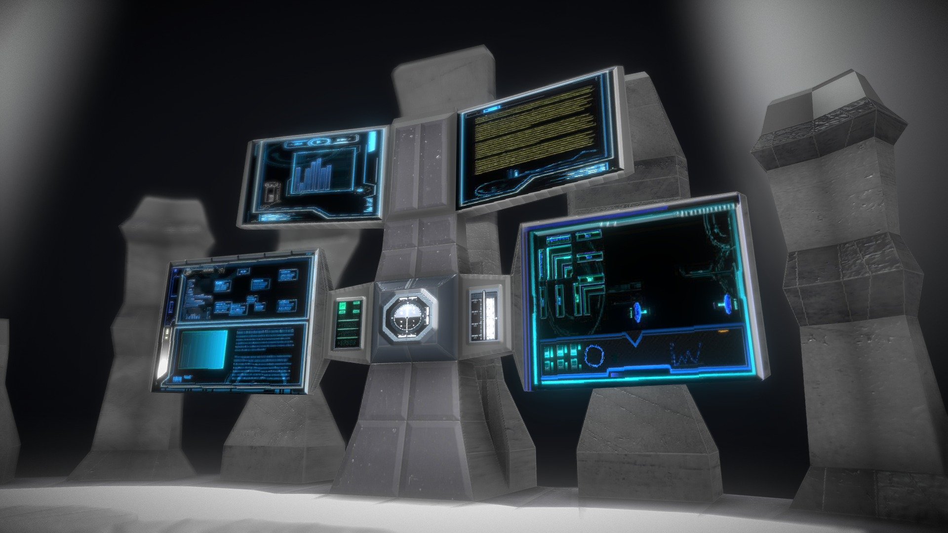 Control Panel 3d model