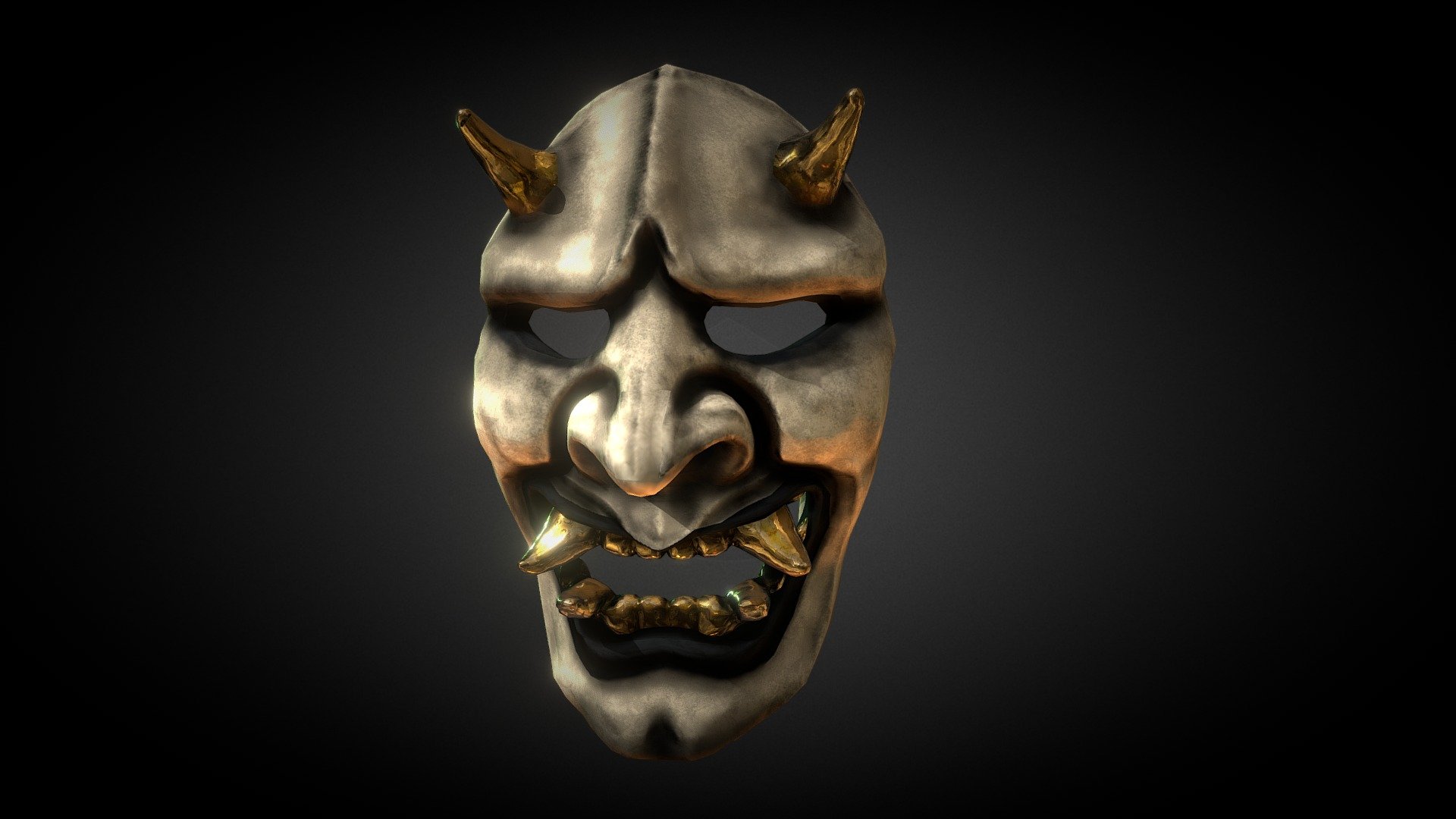 Mask of The Oni 3d model