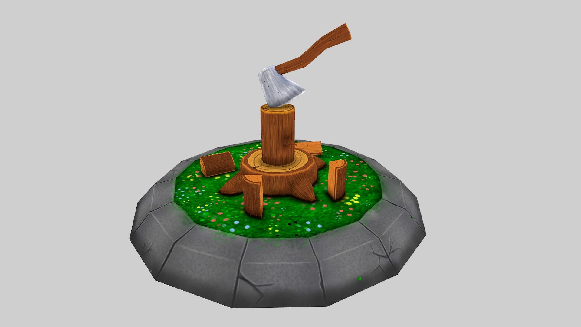 Firewood 3d model